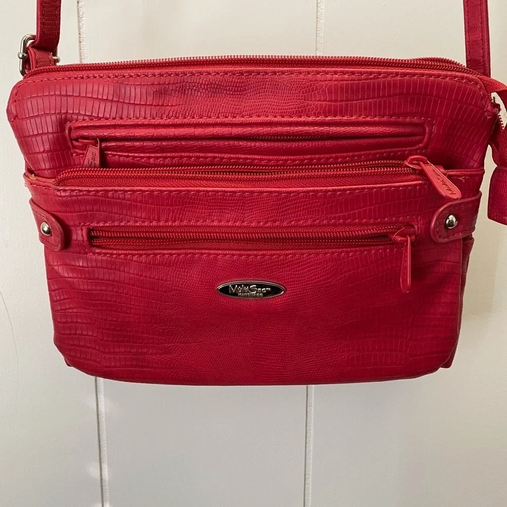 Multi Sac Crossbody Red Purse